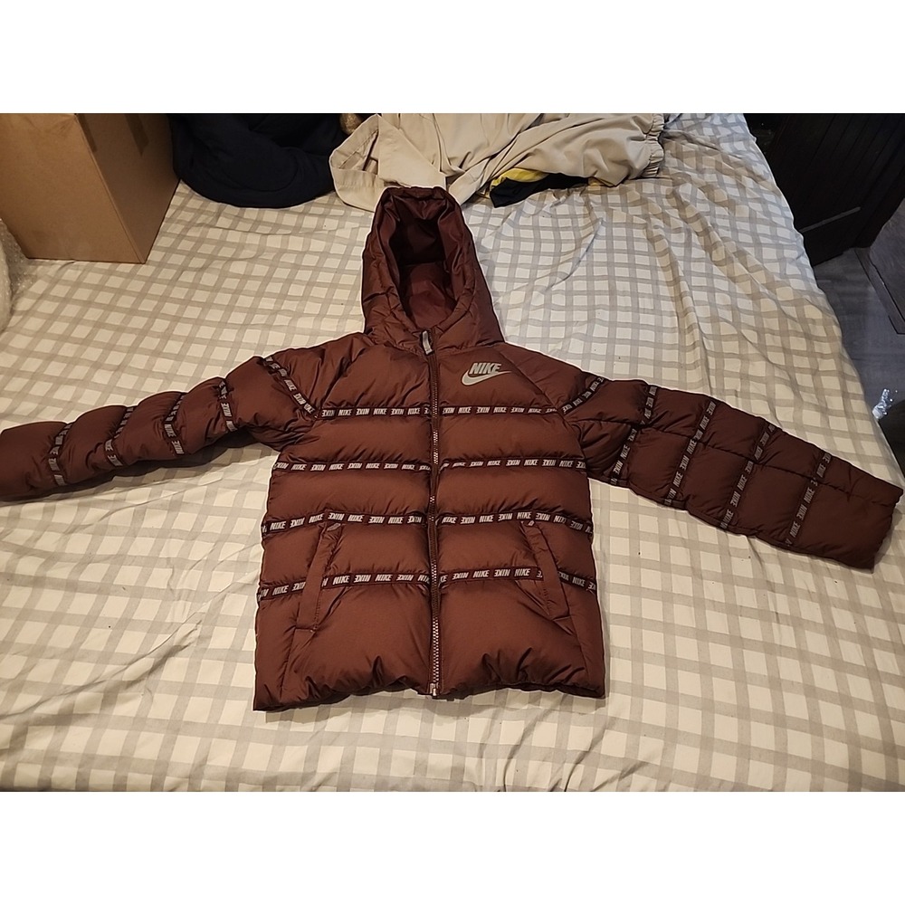 Kid's Nike Sportswear Full Zip Fill Jacket CU9154-624 Youth Size Small